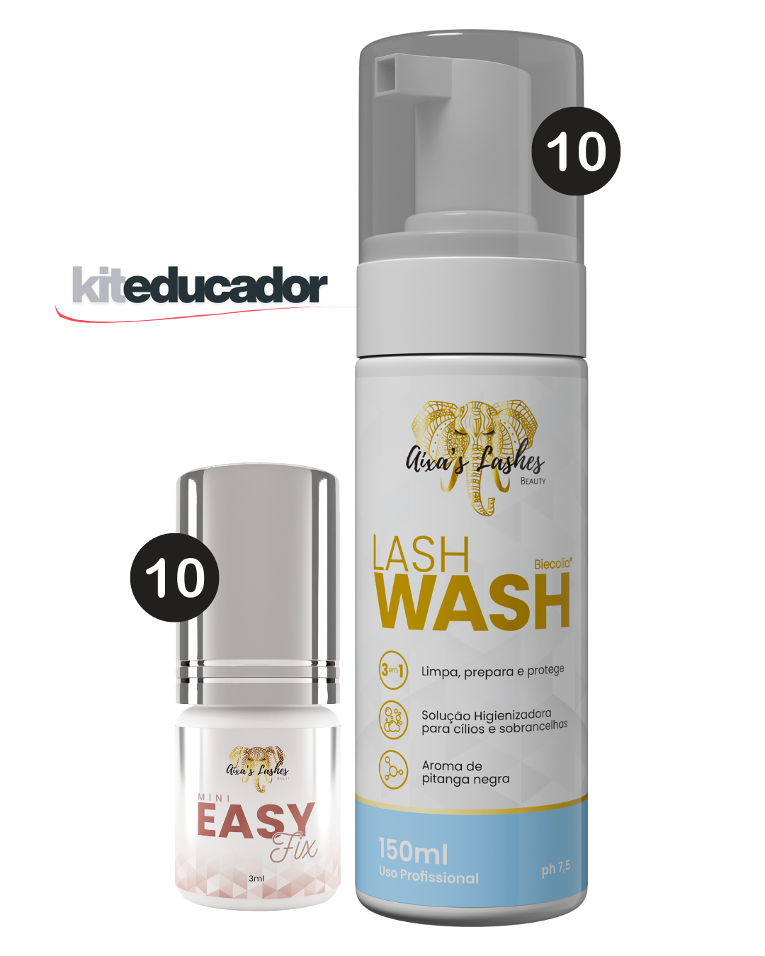 KIT EDUCADOR - 10x WASH + 10x EASY FIX