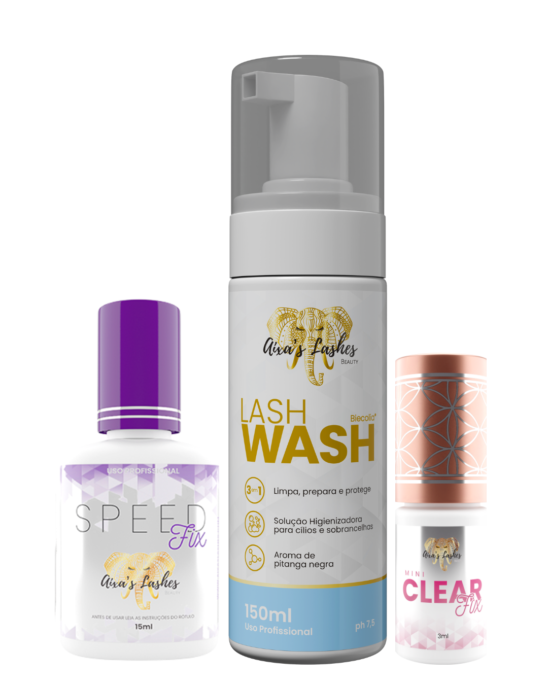 Speed + Clear 3ml + Lash Wash (PUMP)