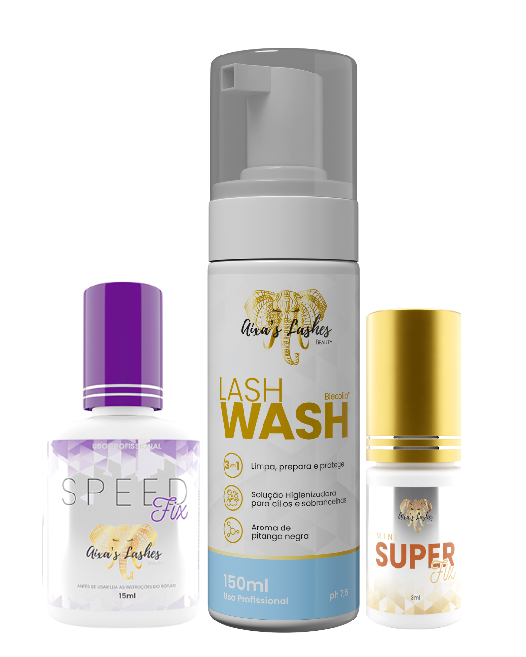 Speed + Super 3ml + Lash Wash (PUMP)