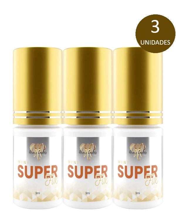 KIT SUPER FIX 3ML – Cola para extensão de cílios - Umidade Adaptável Premium