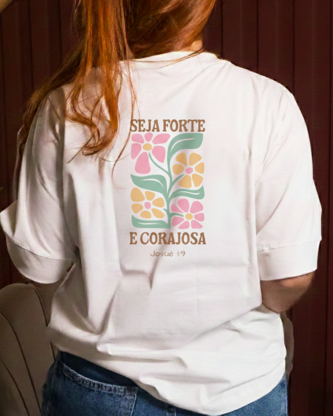 T-SHIRT OVERSIZED PREMIUM - SEJA FORTE COSTAS