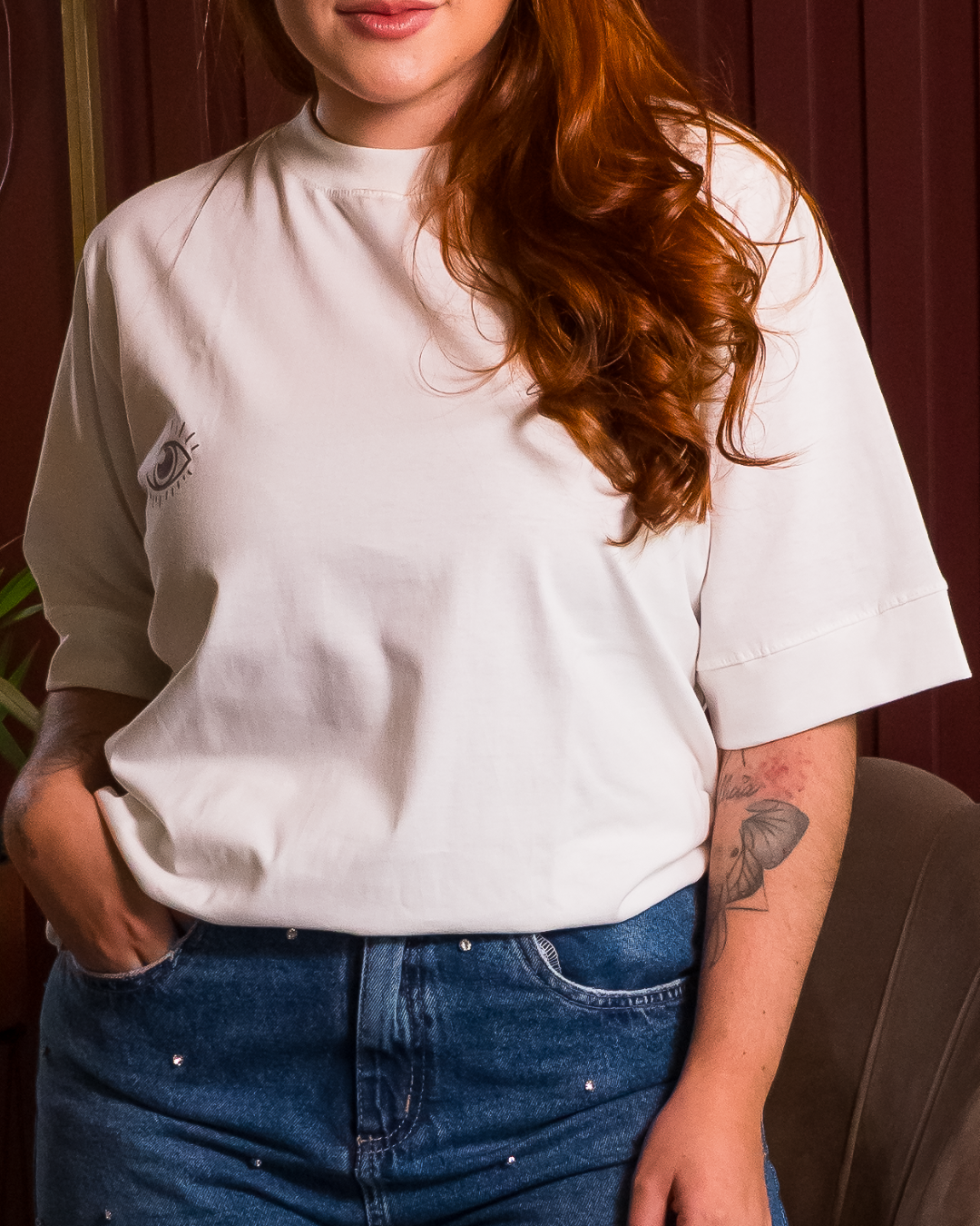 T-SHIRT OVERSIZED PREMIUM - YESHUA IS MY SOURCE