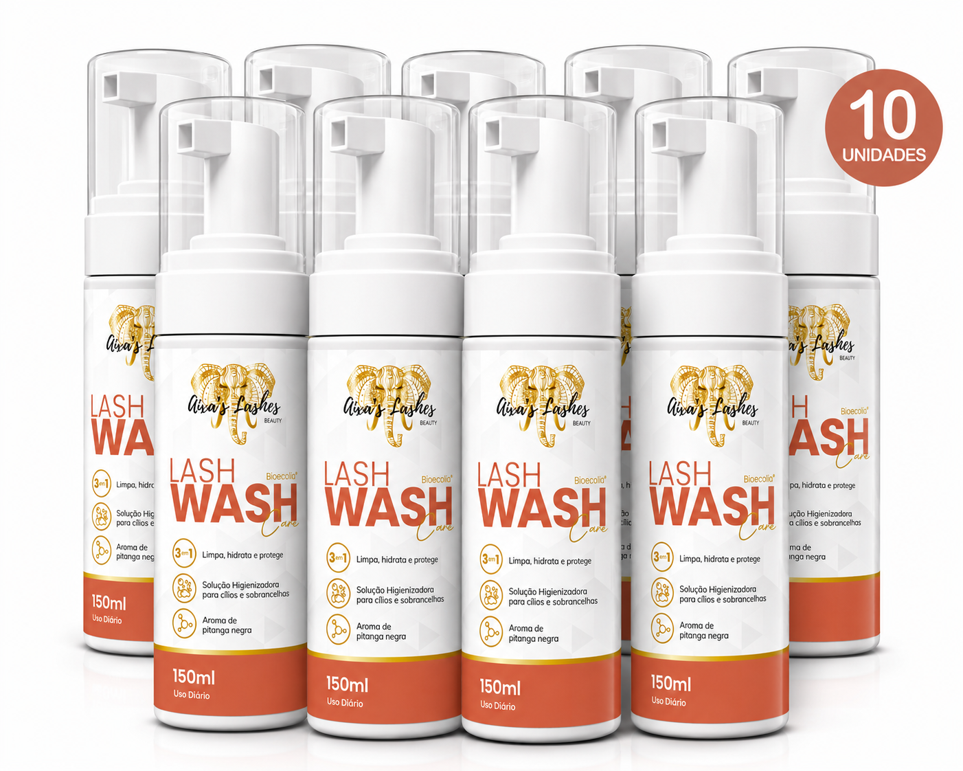 LASH WASH CARE PUMP - Espuma de limpeza de uso diário