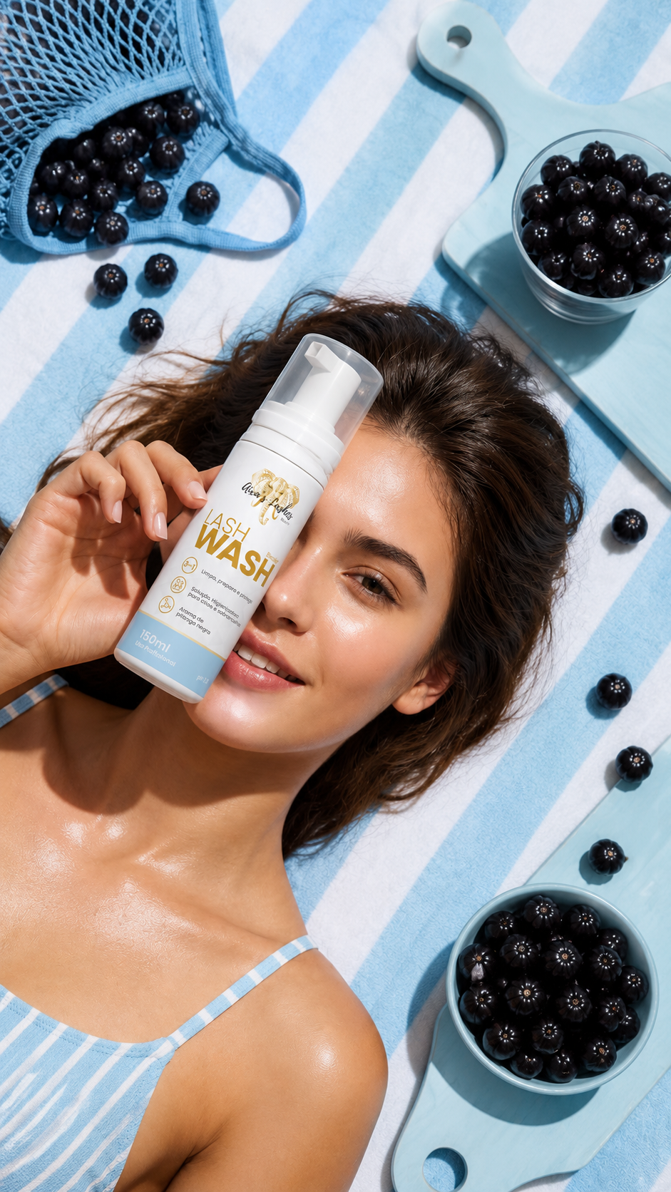 LASH WASH PUMP - Higienizador de cílios e sobrancelhas