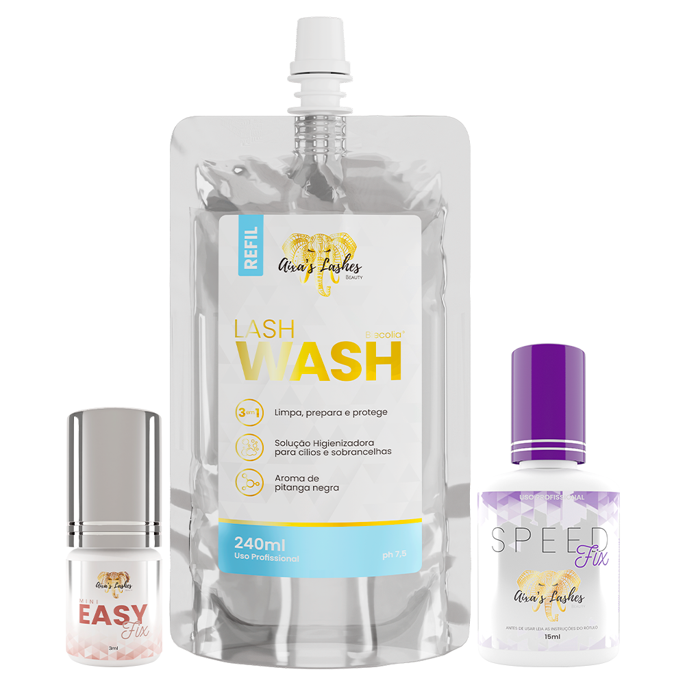 Kit Easy Start | 1 Easy 3ML + 1 Lash Wash + 1 Speed