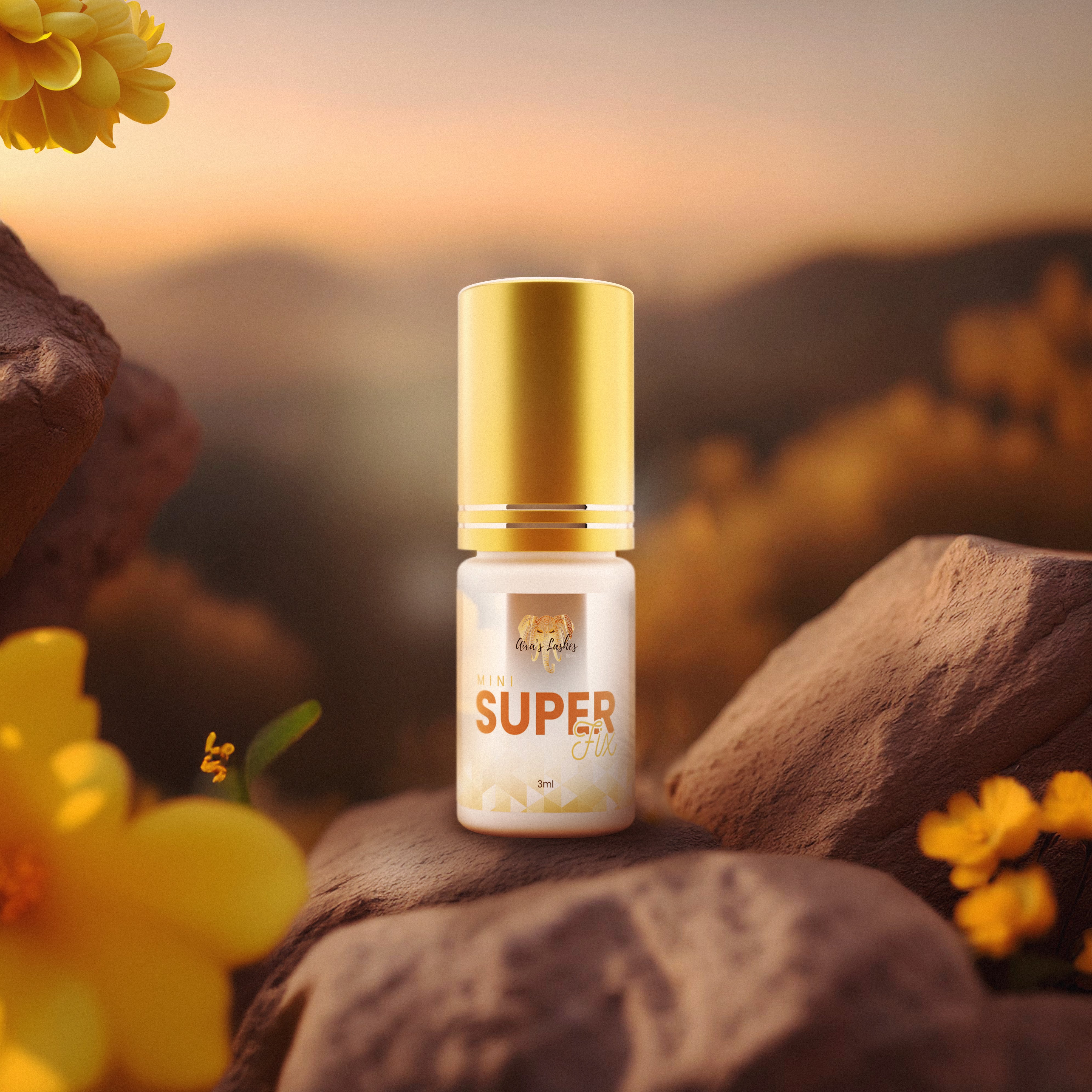 SUPER FIX – Cola para extensão de cílios + KIT VELA C/ ESCALDA PÉS - Umidade Adaptável Premium