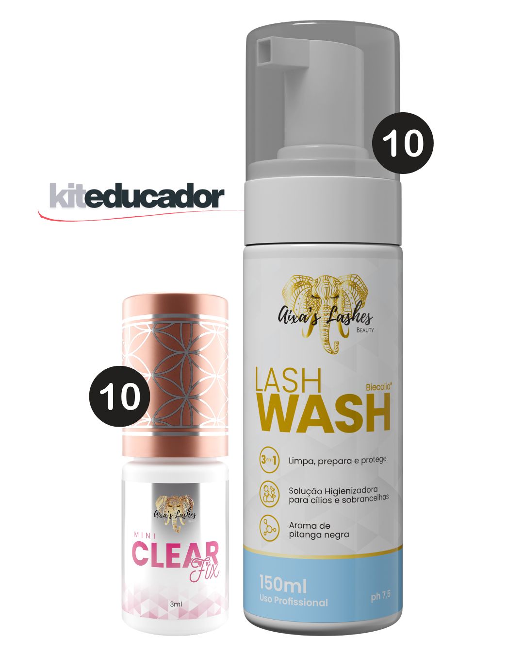KIT EDUCADOR - 10x WASH + 10x CLEAR FIX