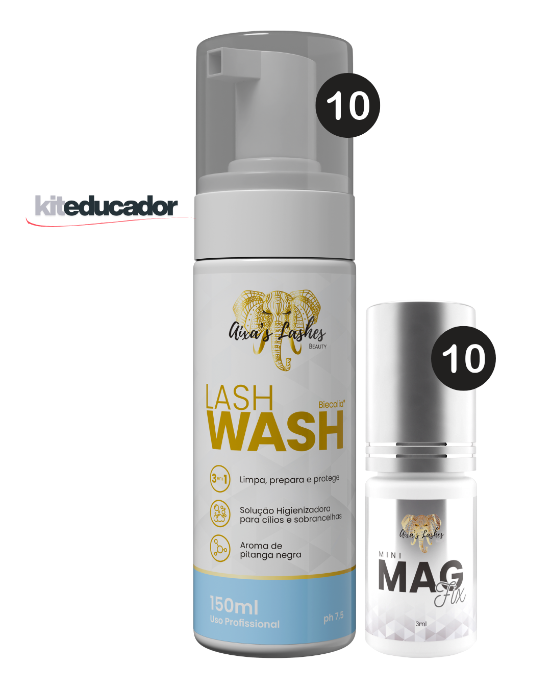 KIT EDUCADOR - 10x WASH + 10x MAG FIX