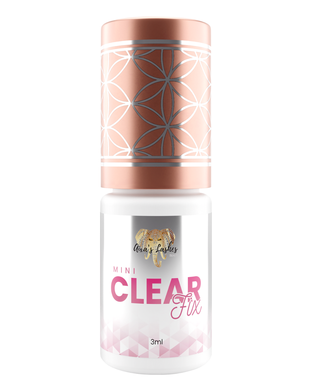 CLEAR FIX – Cola transparente para extensão de cílios – Umidade Adaptável Premium