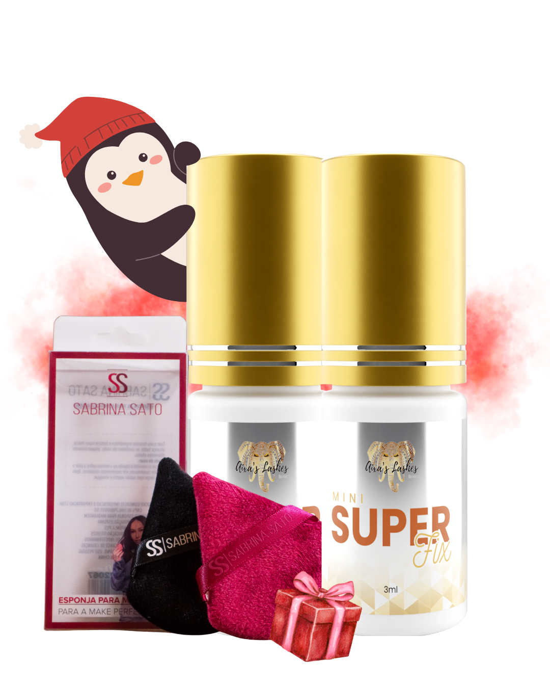 Kit Floco de Neve - 2 SUPER 3ML + ESPONJAS