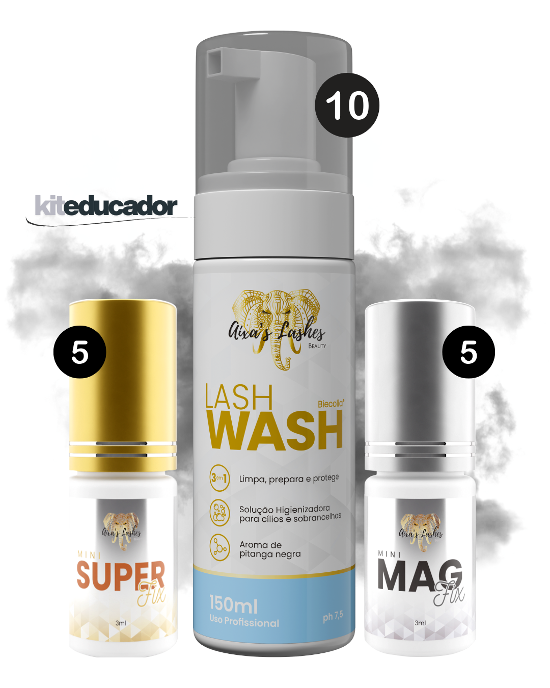KIT EDUCADOR - 10x WASH + 5x MAG FIX + 5x SUPER FIX